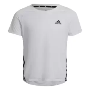 Image of adidas AEROREADY Training 3-Stripes T-Shirt Kids - White