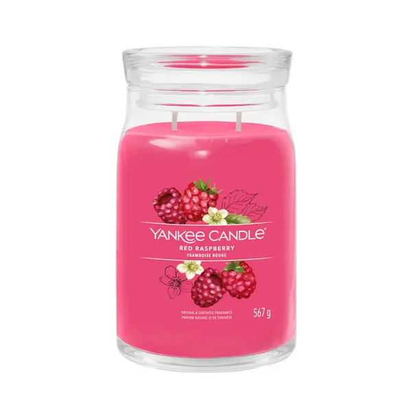Image of Yankee Candle Red Raspberry Scented Candle 567g