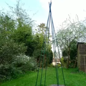 Image of Garden Skill Gardenskill Pea And Runner Bean Wigwam Teepee Garden Support Frame Kit