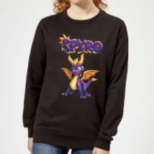 Image of Spyro Full Womens Sweatshirt - Black - 3XL - Black