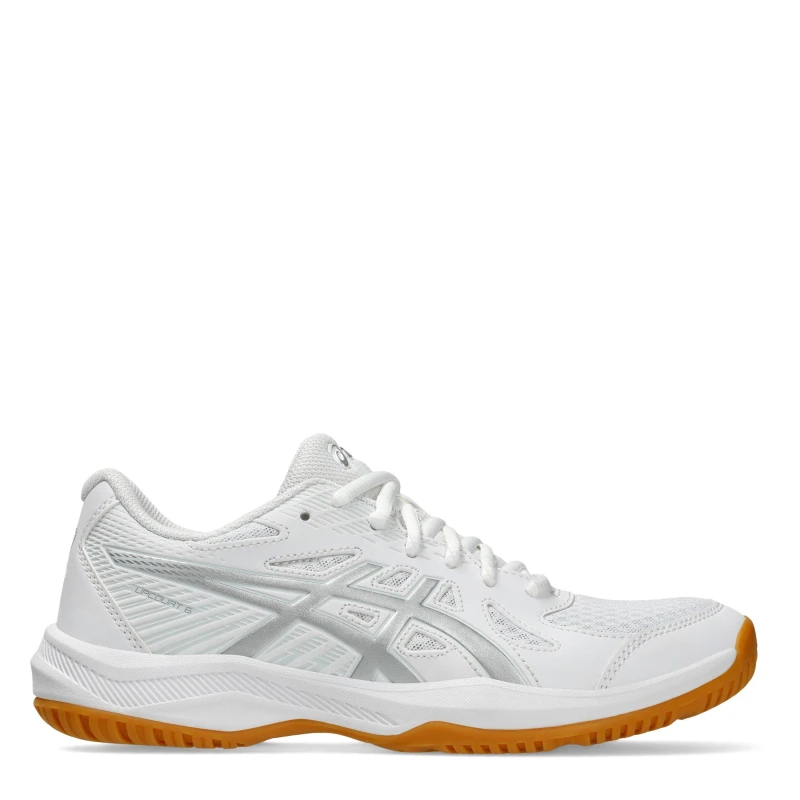Image of Asics Upcourt 6 Netball Shoes Womens - White White 4