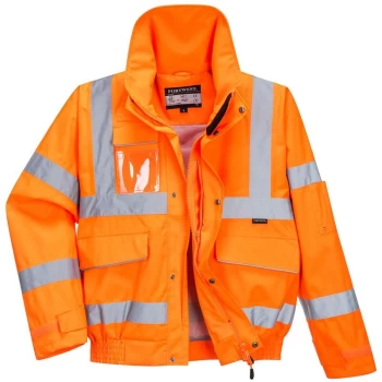 Image of Portwest - S591ORRL - sz L Extreme Bomber Jacket - Orange
