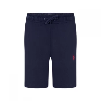Image of U.S. Polo Assn. Boys Sweat Short - Navy, Size 8-9 Years