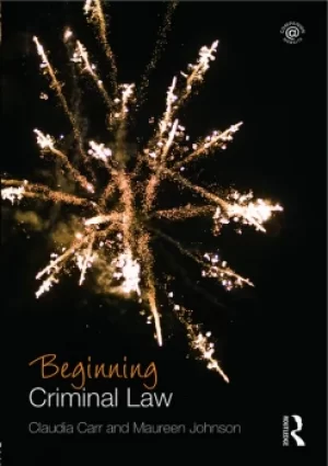 Image of Beginning Criminal Law