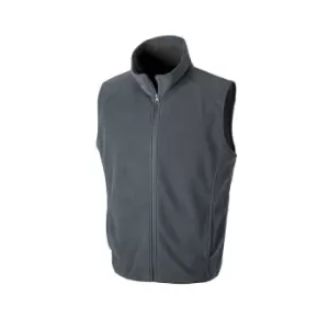 Image of Result Core Adults Unisex Microfleece Gilet (XS) (Charcoal)