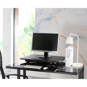 Image of Alphason Height Adjust Desk - Black