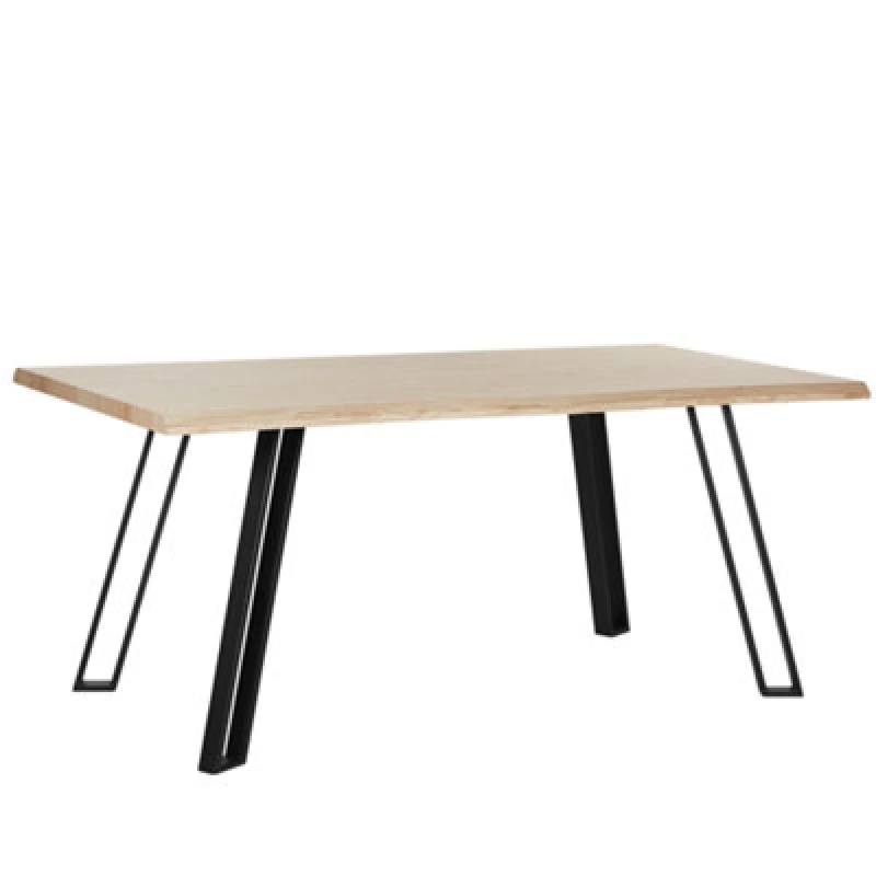 Image of Beliani Dining Table Graham Light Brown 180 Cm 90 Cm