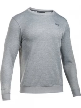 Image of Urban Armor Gear Mens Storm Crew Sweater Fleece Light Grey Marl