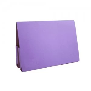 Image of Guildhall Double Pocket Legal Wallet Mauve PK25