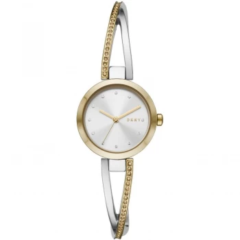 Image of DKNY Silver and Two Tone 'Crosswalk' Fashion Watch - NY2924