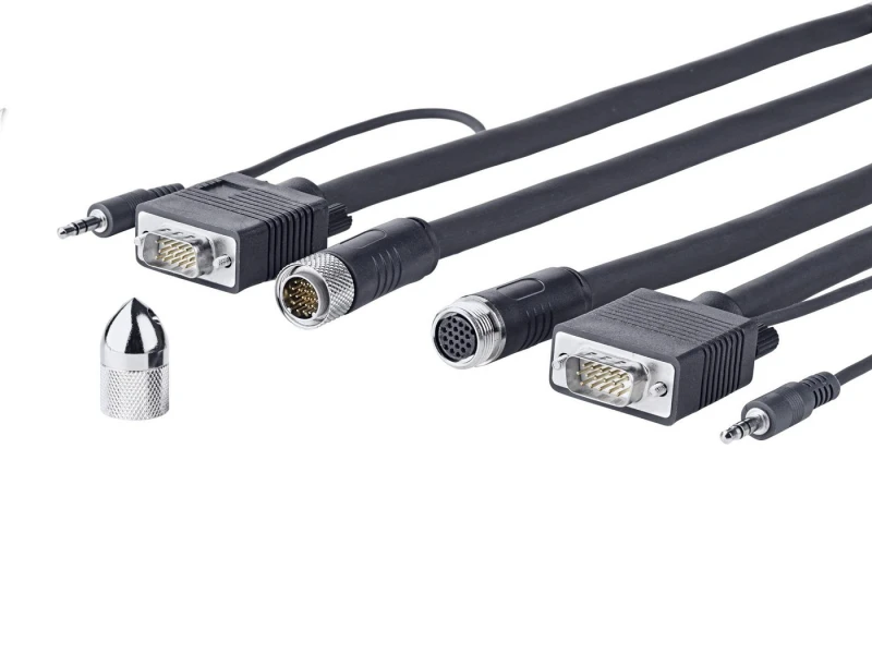Image of Vivolink PROVGASCW10 VGA cable 10 m VGA (D-Sub) Black