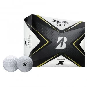 Image of Bridgestone Tour B X Golf Balls One Dozen (White) used by Bryson Dechambeau