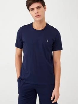 Image of Polo Ralph Lauren Single Logo T-Shirt - Navy Size M Men