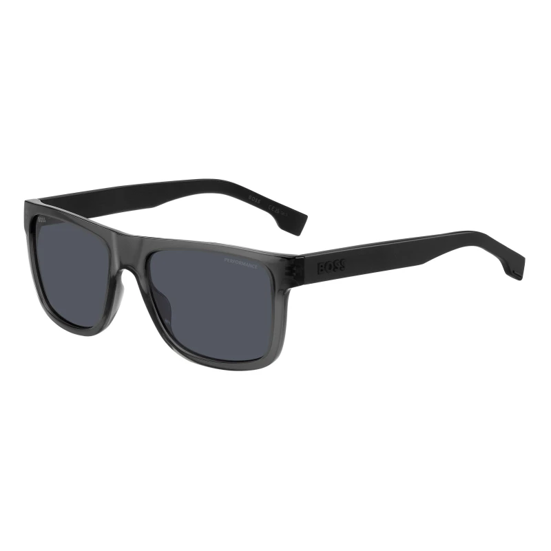 Image of Boss Boss Rectangular Grey Black male 55 cm