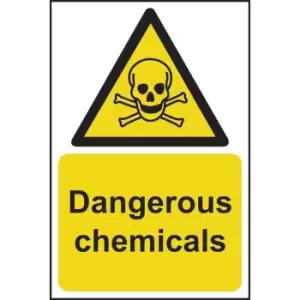 Image of Dangerous Chemicals Sign - RPVC (200 x 300mm)