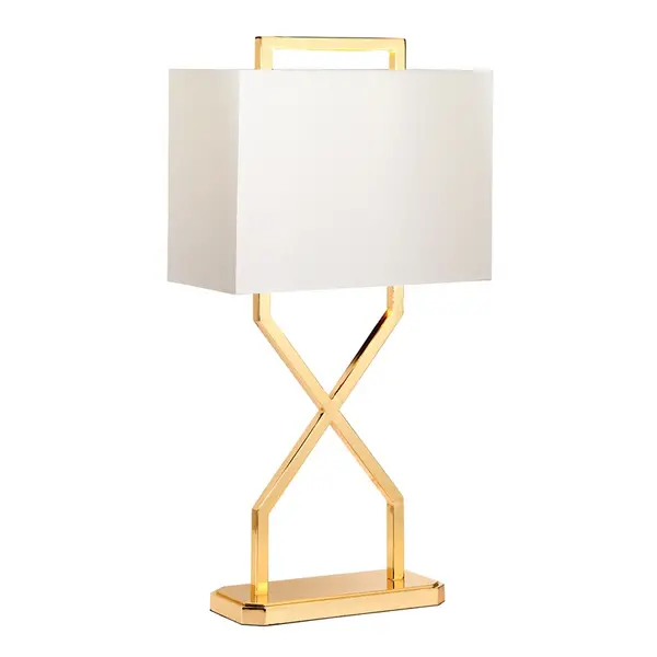 Image of Elstead Elstead Cross Table Lamp - Polished Gold