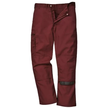 Image of Portwest - S891MAR 88 - sz 34 Bradford Trousers - Maroon