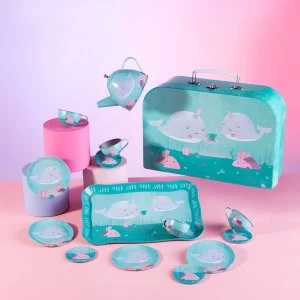 Image of Sass & Belle Alma Narwhal Kid's Tea Set