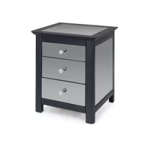 Image of Ayr 3 Drawer Bedside Cabinet