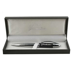 Image of Black & Silver Graduation Ballpoint Pen