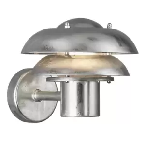 Image of Nordlux Kurnos 20 Outdoor Wall Light - Galvanised Steel