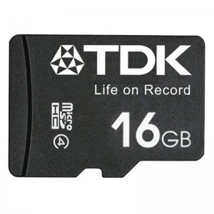 Image of TDK 16GB Micro SD Card SDHC - 30MB/s FFP