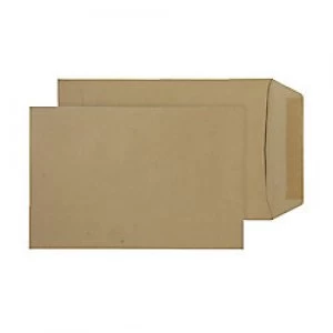Image of Purely Commercial Manilla Envelopes B5 Gummed 254 x 178mm Plain 90 gsm Manilla Pack of 500