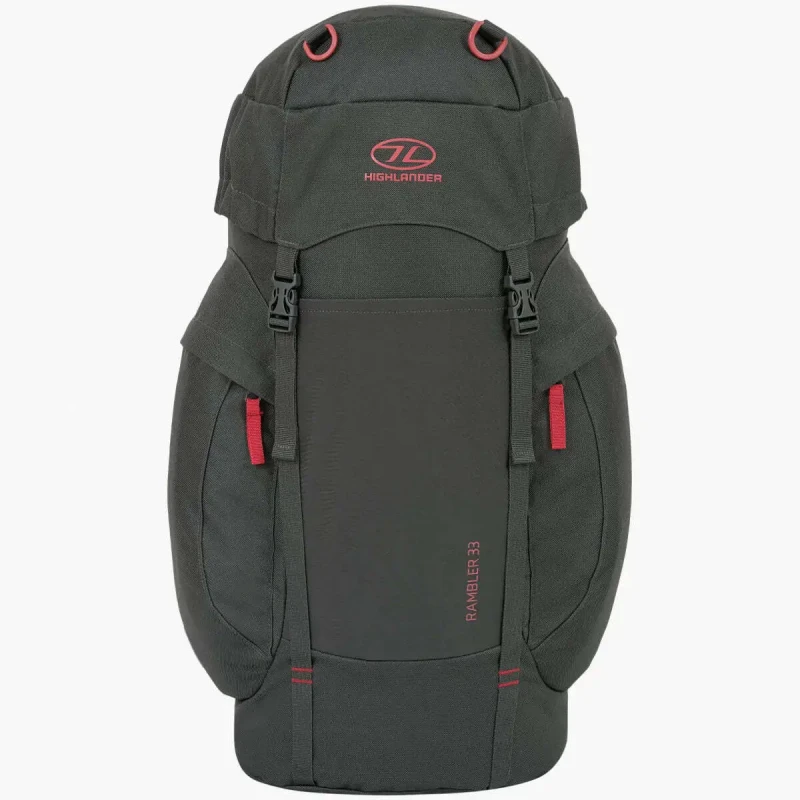 Image of Backpack Highlander Rambler Gris Unisex 44 L
