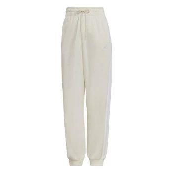 Image of adidas Essentials Studio Lounge 3-Stripes Joggers Womens - Non Dyed / White