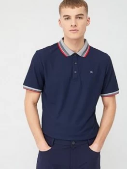 Image of Calvin Klein Golf Spark Polo - Navy