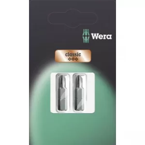 Image of Wera 05135005001 851/1 RZ SB Classic Bits for Phillips Screws, 25m...