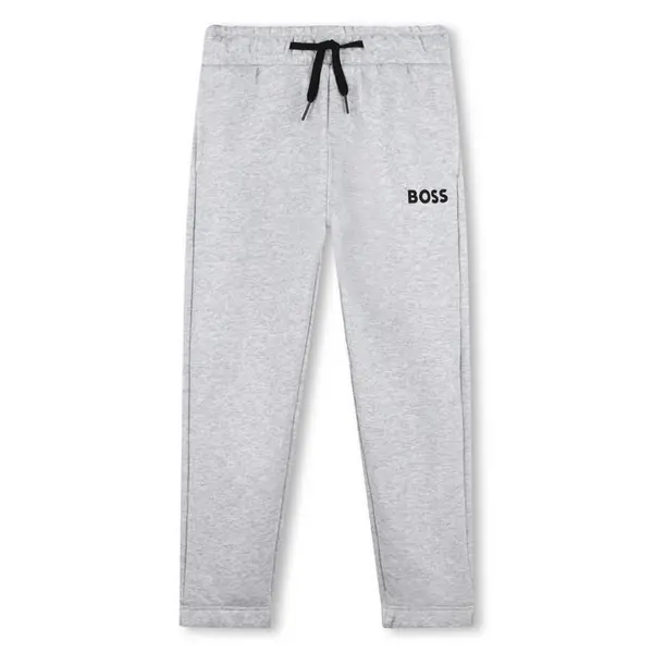 Image of Boss Small Logo Joggers Junior Closed Hem Fleece Jogging Bottoms 4Y Blue 48129918135