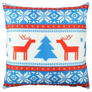 Image of A11850 Multicolor Cushion Reindeer 6