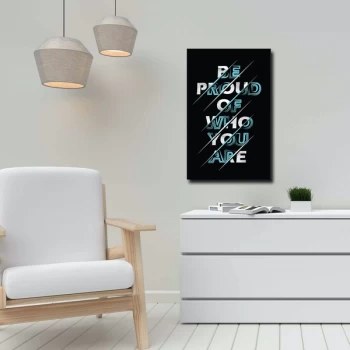 Image of 45702019C - 016 Multicolor Decorative Canvas Painting