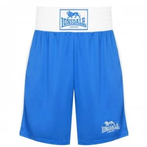 Image of Lonsdale Box Short Mens - Blue/White