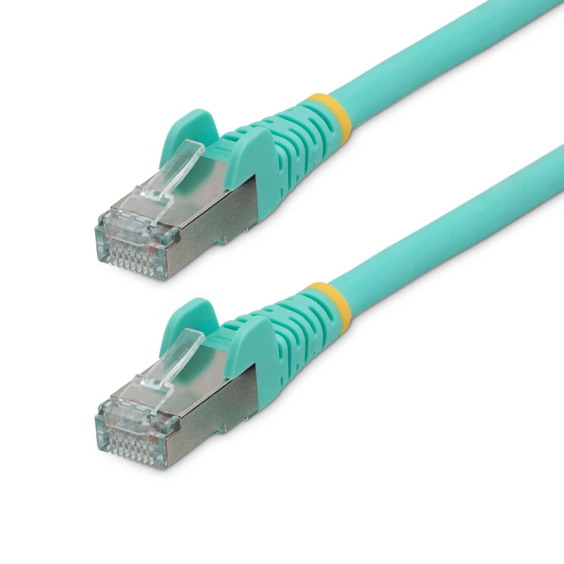 Image of StarTech.com 1m CAT6a Ethernet Cable LSZH - Aqua NLAQ-1M-CAT6A-PATCH