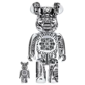 Image of Medicom Bearbrick 400% H.R. Giger White Figure