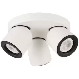 Image of Netlighting Nuora Modern 3 Light Ceiling Spotlight Clusters, GU10 - ITLSPL-2855-