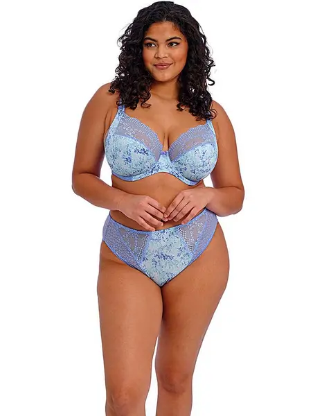 Image of Elomi Elomi Lucie Plunge Wired Bra Cornflower Cornflower Female 36FF QV13611