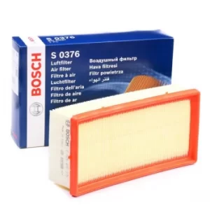 Image of Bosch Air Filter PEUGEOT,CITROEN,OPEL F 026 400 376 9674725580,3640015,9674725580 Engine Filter 9674725580,3640015,9674725580