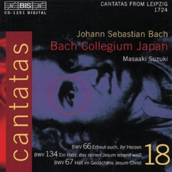 Image of Bach Collegium Japan - Cantatas Vol. 18 (Suzuki, Bach-collegium Japan) CD