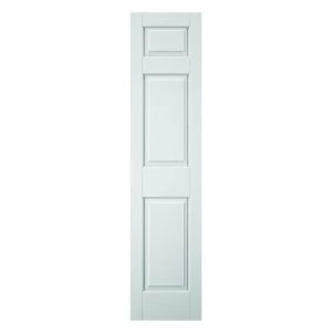Image of Wickes Woburn Internal White Primed 3 Panel Moulded Door - 1981 x 533mm