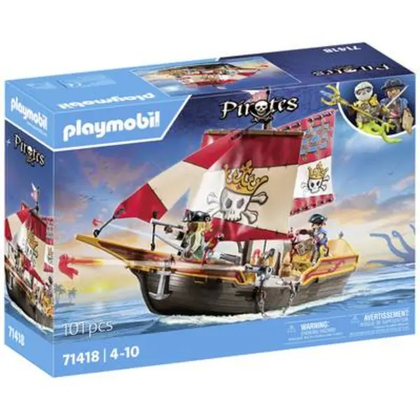 Image of Playmobil Pirates Pirate ship 71418 71418