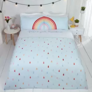 Image of Rapport Home Furnishings King Follow Your Rainbow Duvet Set Multi