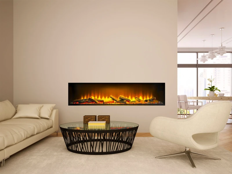 Image of Acantha Aspire 125 Fully Inset Media Wall Electric Fire