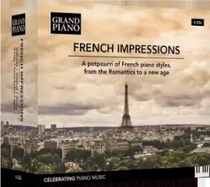 Image of French Impressions A Potpourri of French Piano Styles from the Romantics to a New by Theodore Gouvy CD Album