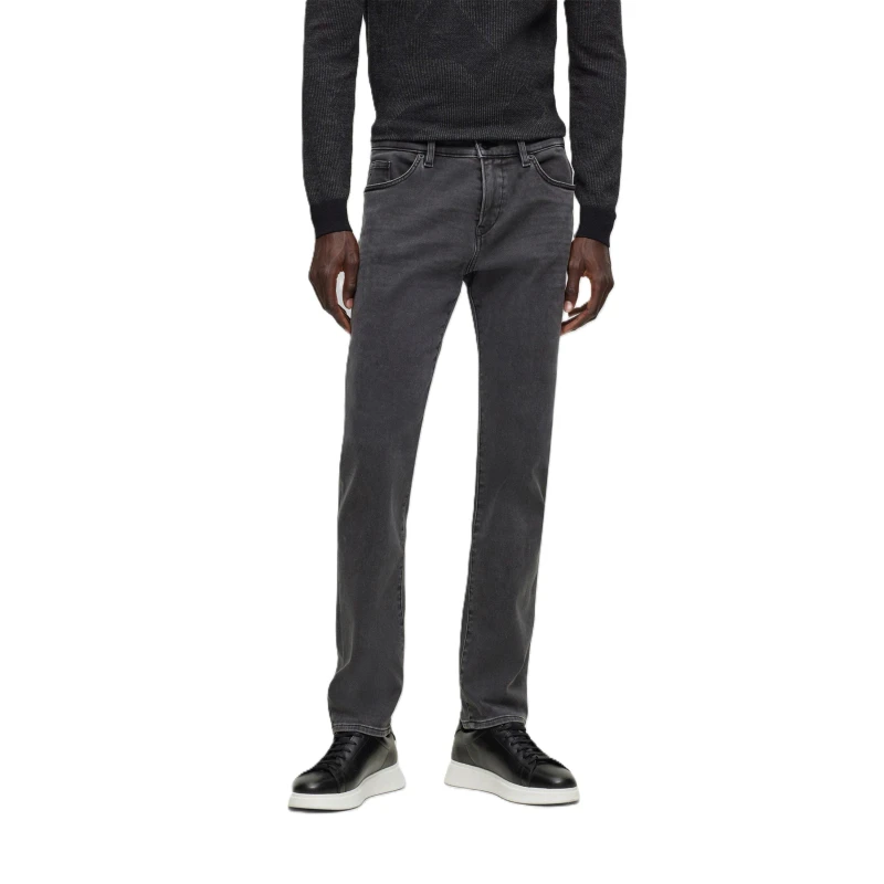 Image of Boss Mens Delaware3-1 Slim Fit Jeans Silver male 34W L