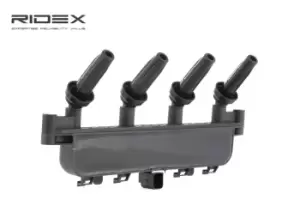 Image of RIDEX Ignition coil PEUGEOT,CITROEN 689C0091 596319,597072,597074 Coil pack,Ignition coil pack,Engine coil,Engine coil pack 597074596319,5970A9,596319