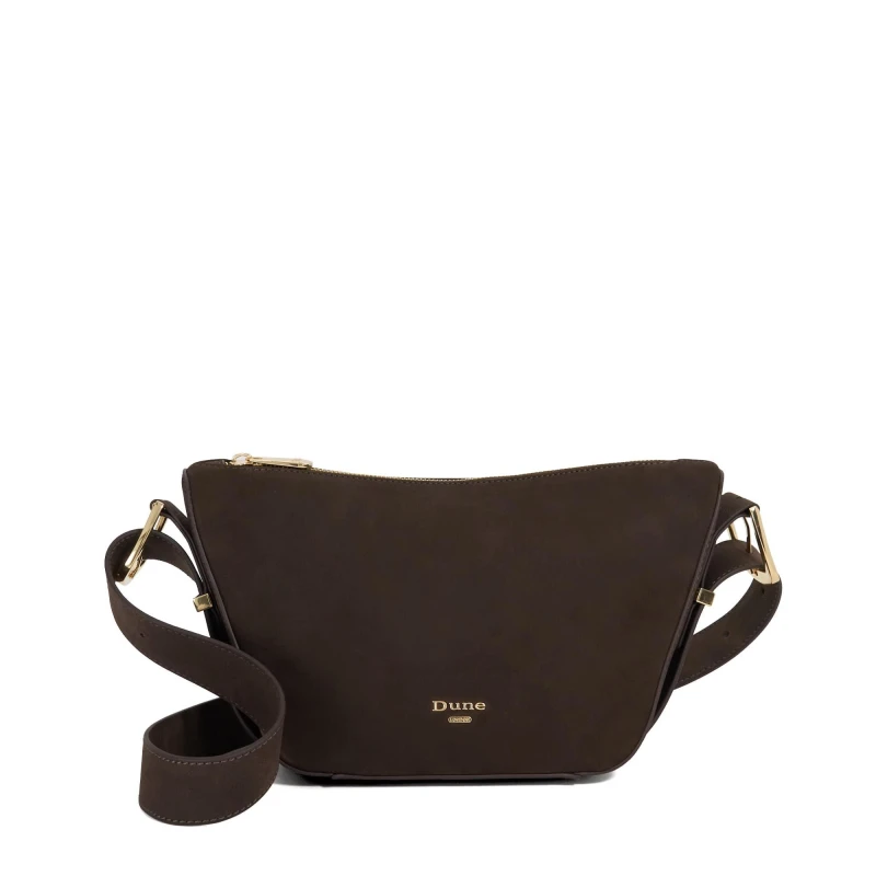 Image of Dune London Womens Delicate Shoulder Bag Dark Brown female One Size