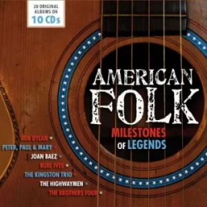 Image of Milestones of Legends American Folk by Various Artists CD Album